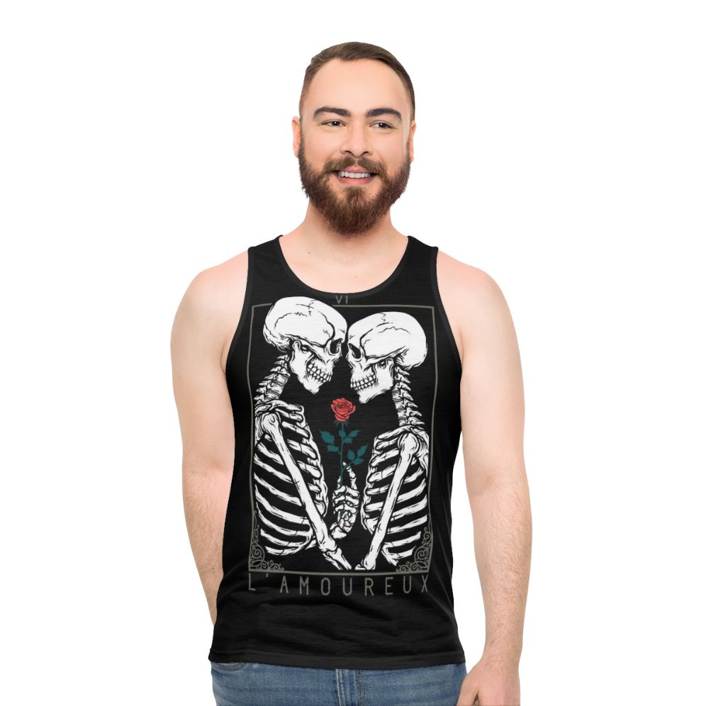 Unisex Lovers Tarot Tank Top