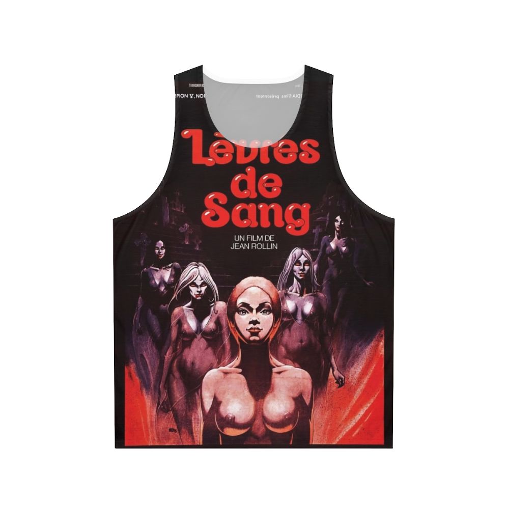 Unisex 'L Vres De Sang' vampire horror tank top