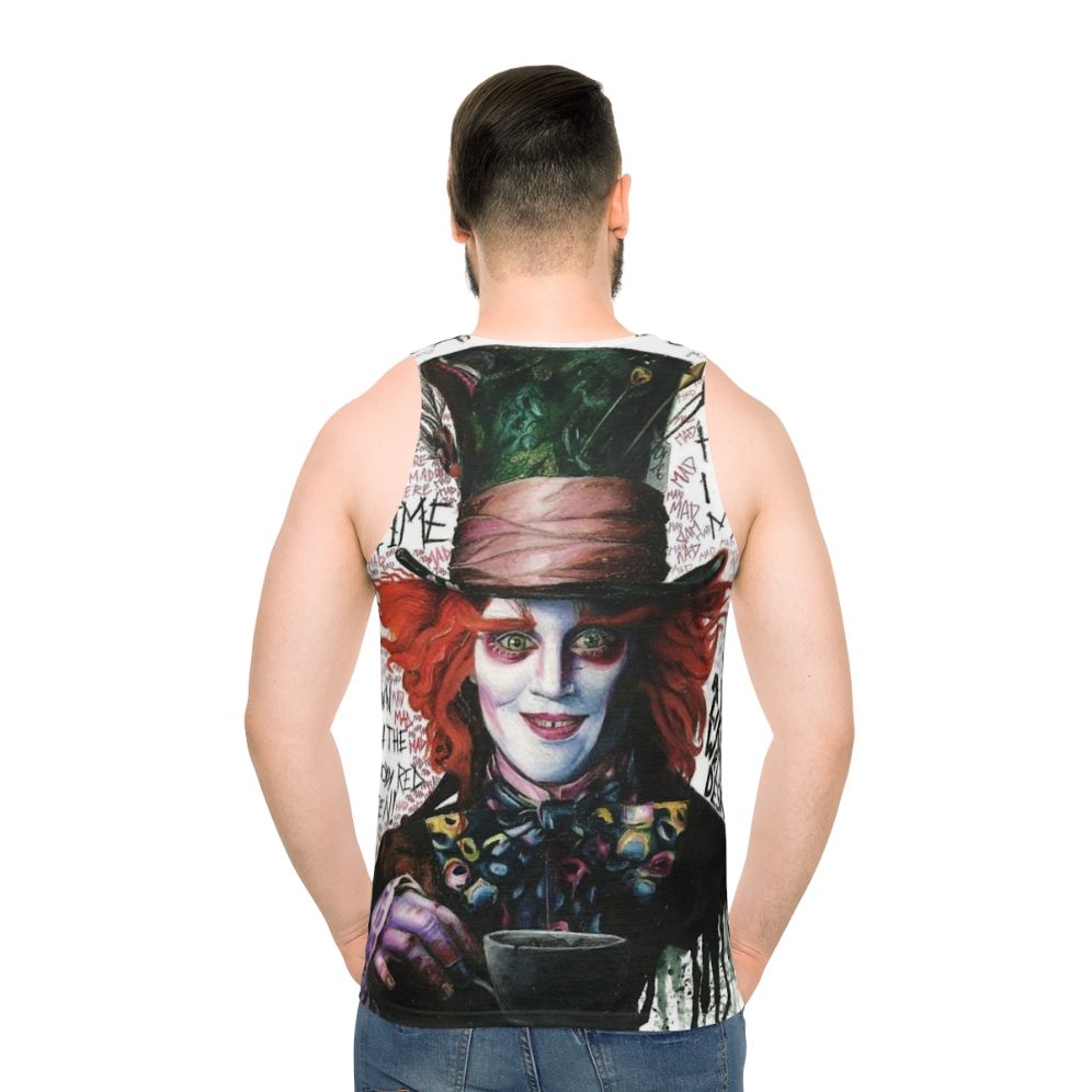 Unisex Mad Hatter Tank Top featuring Johnny Depp's iconic character