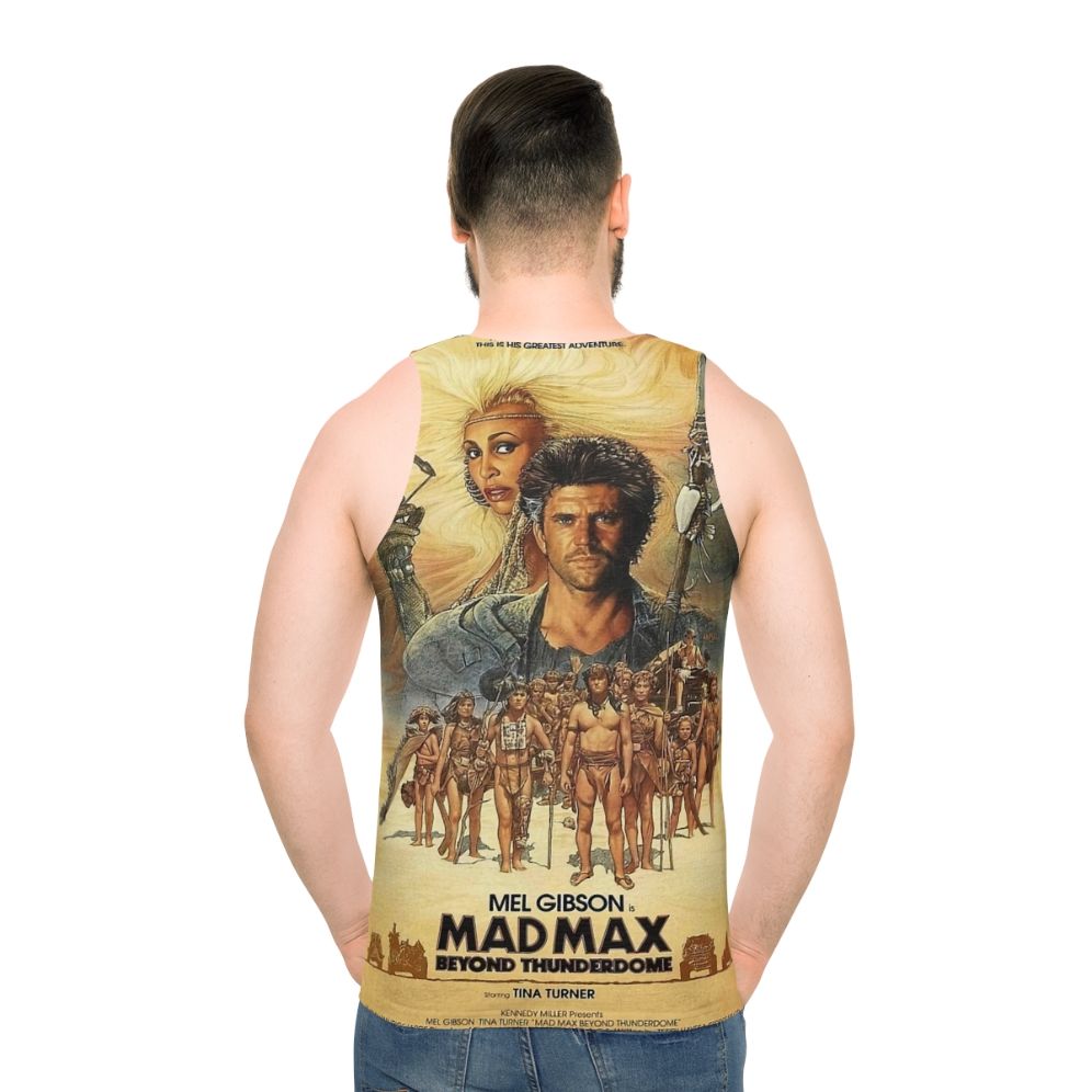 Unisex tank top with 'Mad Max: Beyond Thunderdome' inspired design