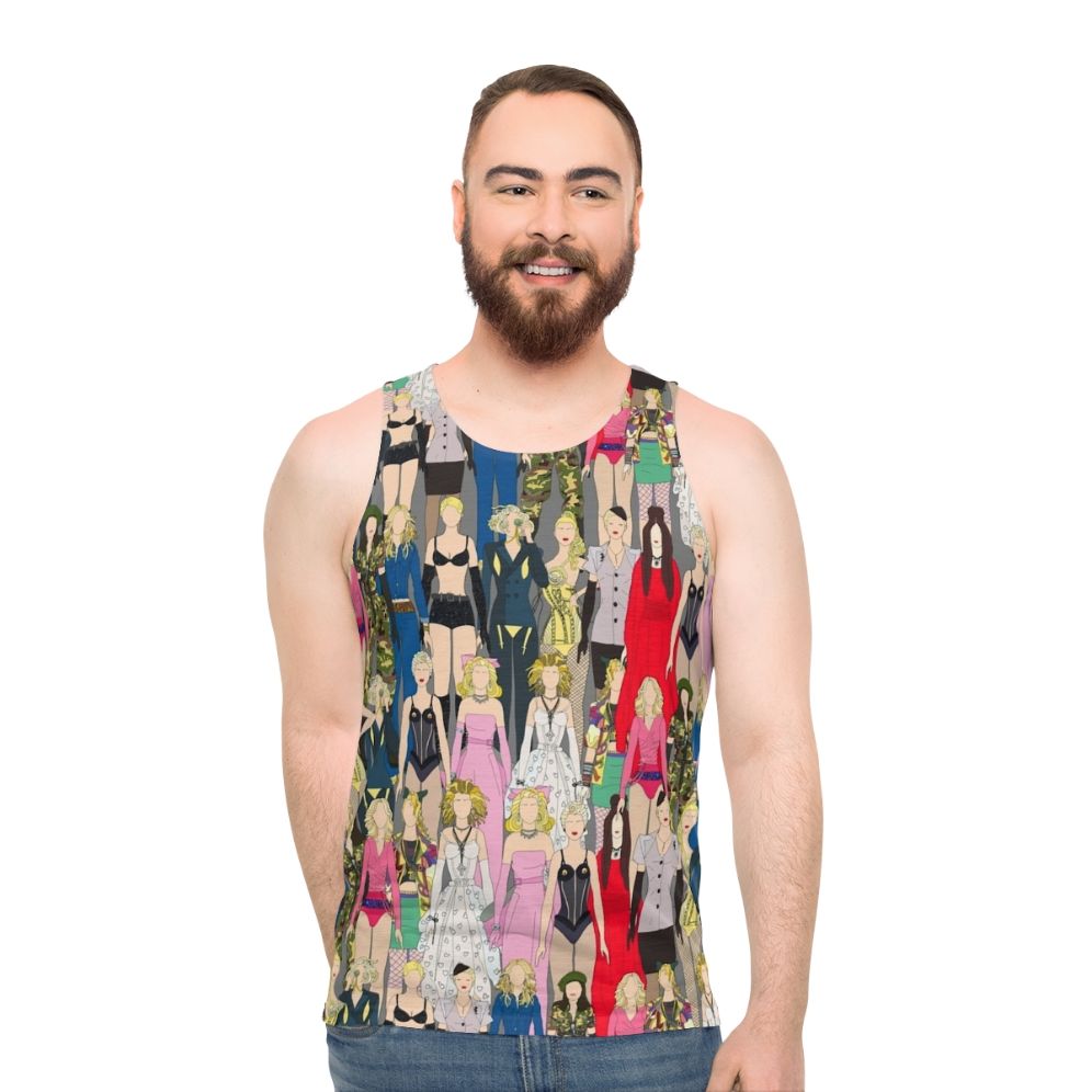 Unisex Madonna Pop Art Tank Top