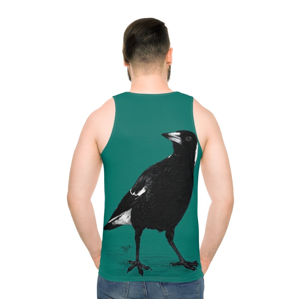 Unisex magpie tank top