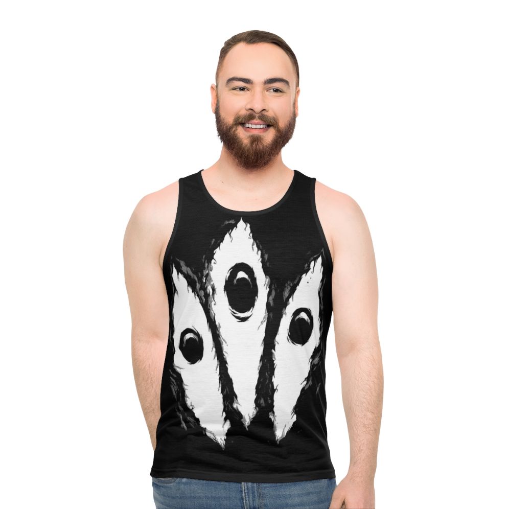 Unisex Manga-Inspired "Kishin Eyes" Tank Top