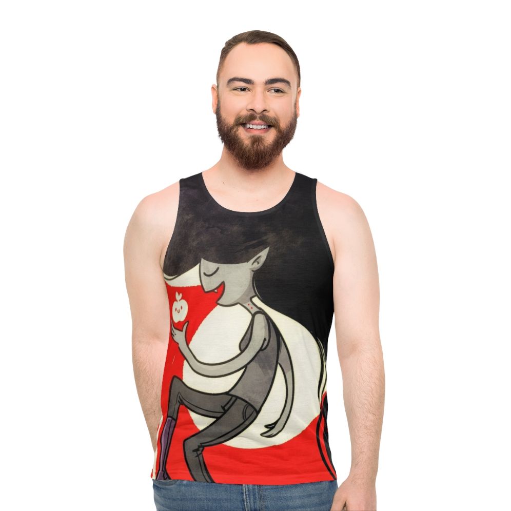 Unisex tank top featuring Marceline the Vampire Queen from the popular cartoon series Adventure Time