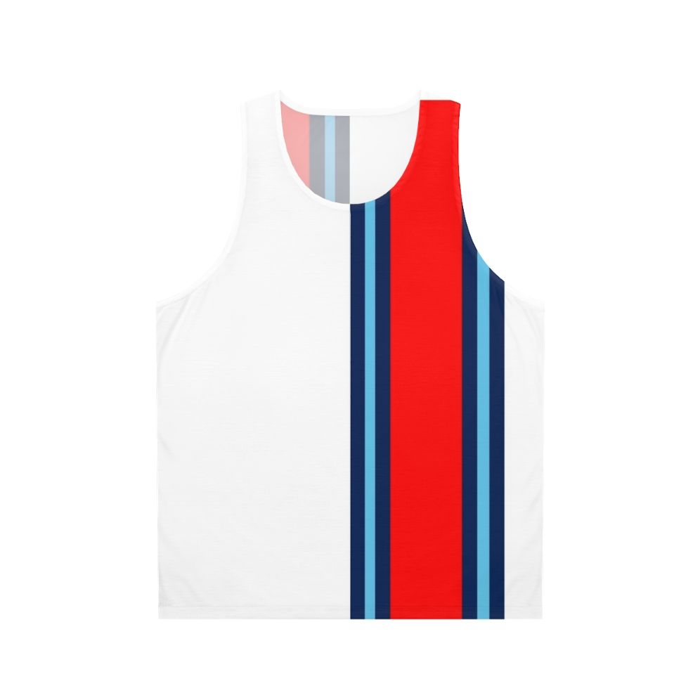 Unisex Martini Motorsport Stripe Tank Top