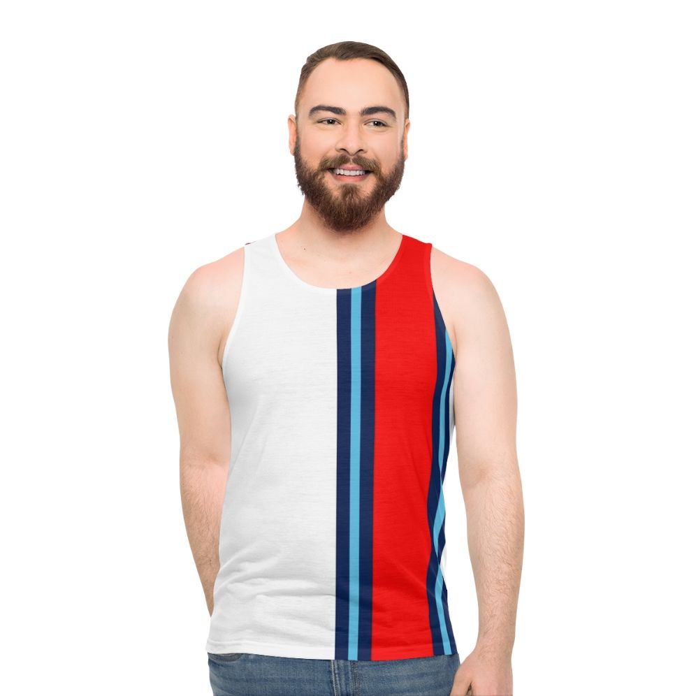 Unisex Martini Motorsport Stripe Tank Top