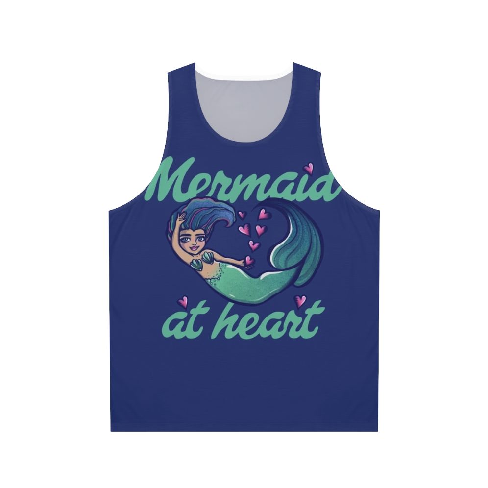 Unisex Mermaid At Heart Chibi Tank Top