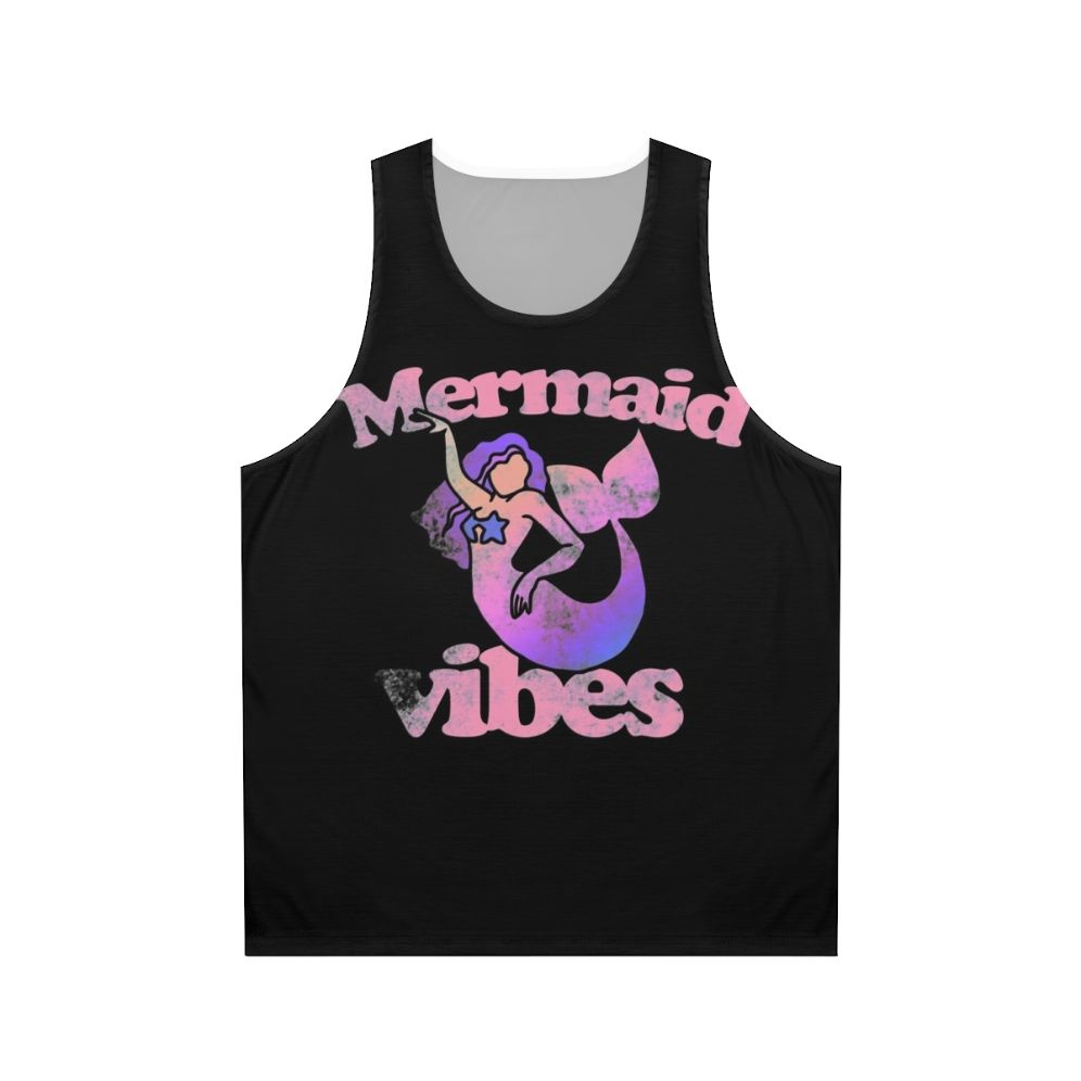 Unisex mermaid tank top with mermaid design