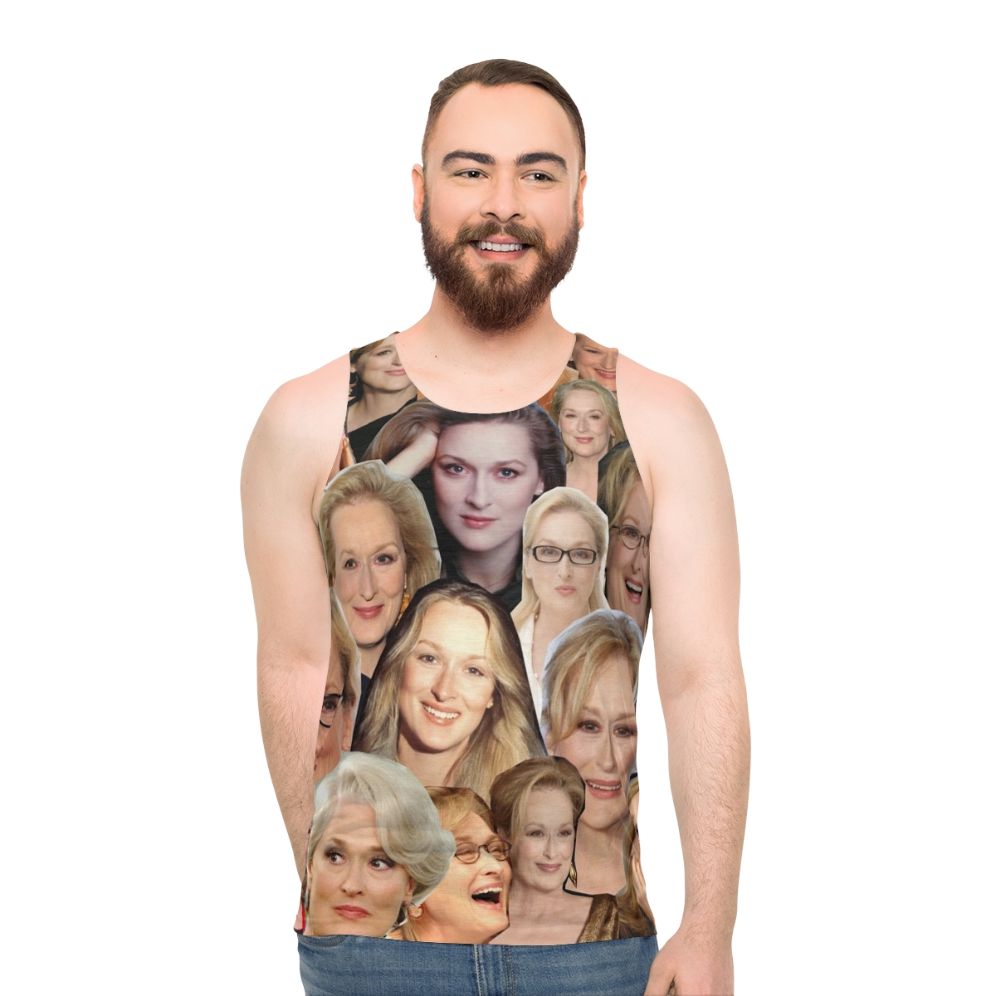 Unisex Meryl Streep "Streep Tease" Tank Top