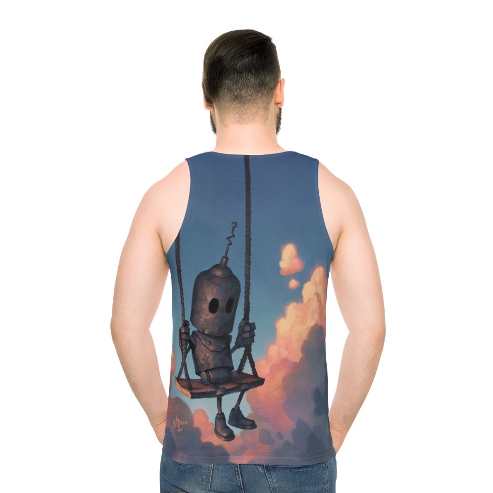 Unisex Meteorologist Robot Weather Tank Top