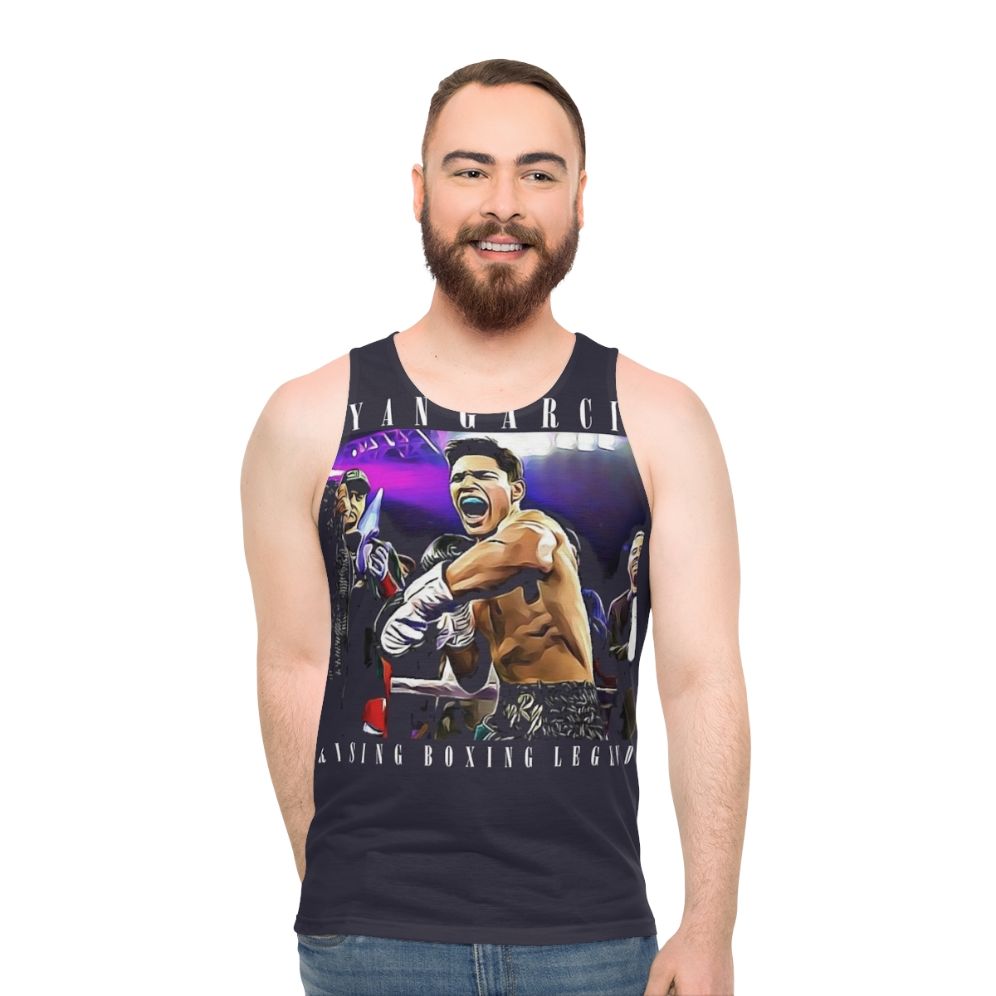 Unisex MMA fighter tank top with Ryan Garcia design
