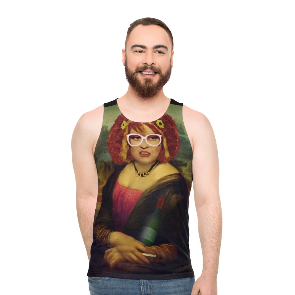 Unisex Moaner Linda Mona Lisa Tank Top
