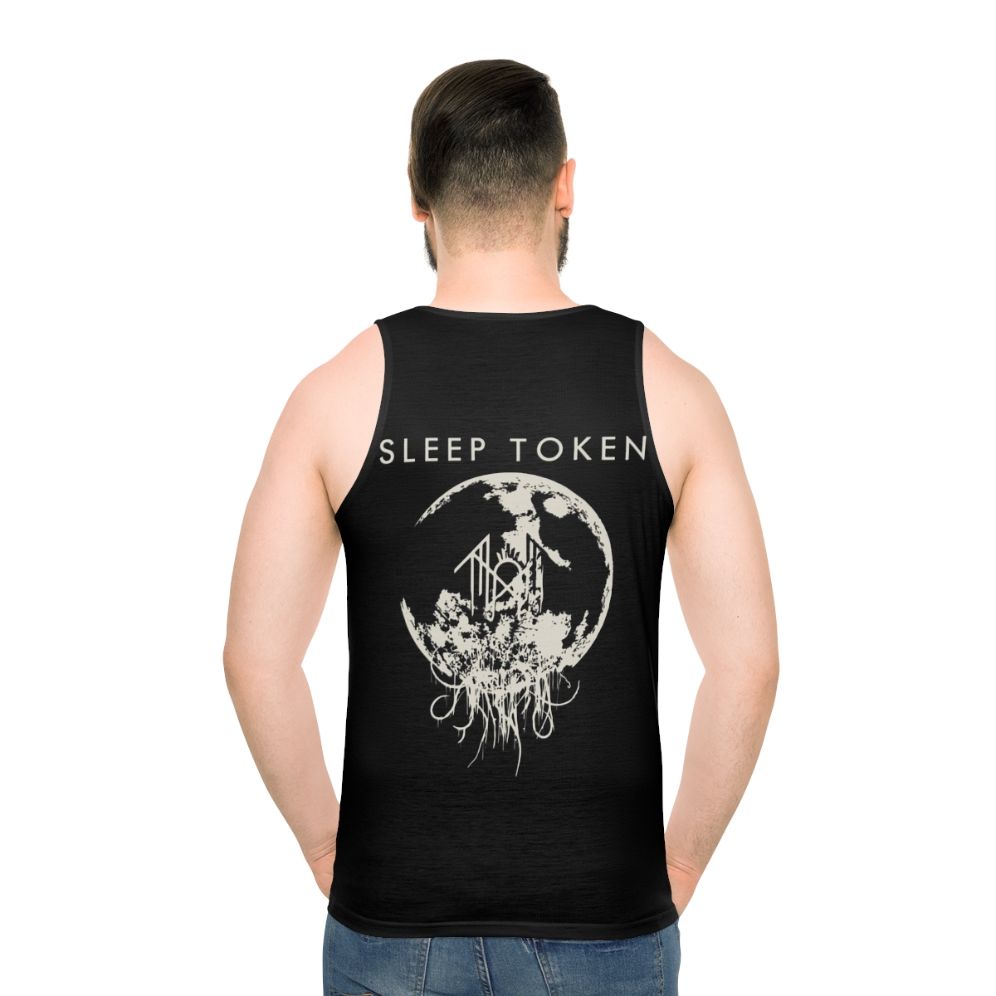 Unisex Moon Tank Top Featuring Sleep Token Band Logo