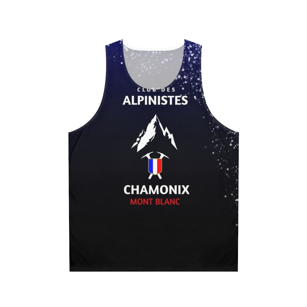 Unisex mountaineering tank top for climbing in Chamonix Mont Blanc