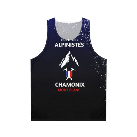 Unisex mountaineering tank top for climbing in Chamonix Mont Blanc