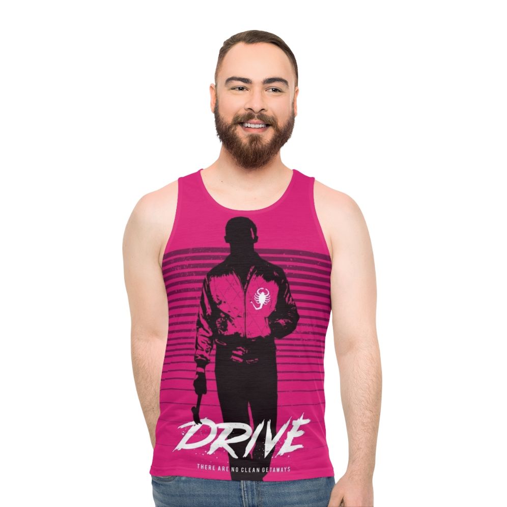 Unisex movie inspired minimalist design tank top