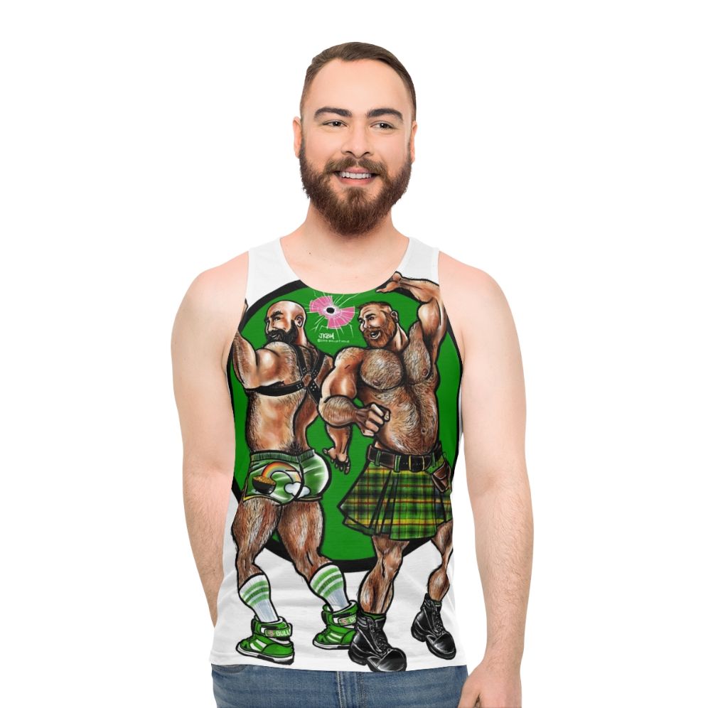 Unisex muscle bear fantasy tank top