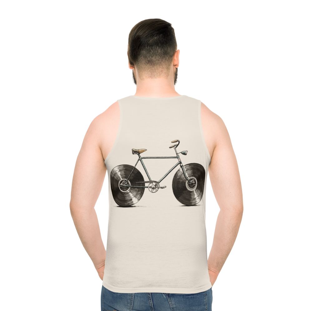 Unisex music and cycling tank top