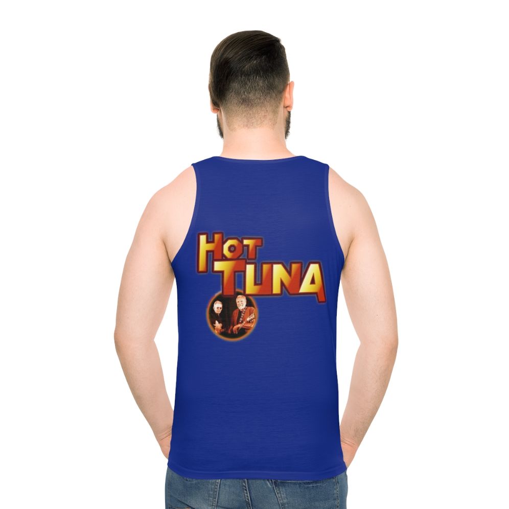Unisex music inspired retro rock style tank top