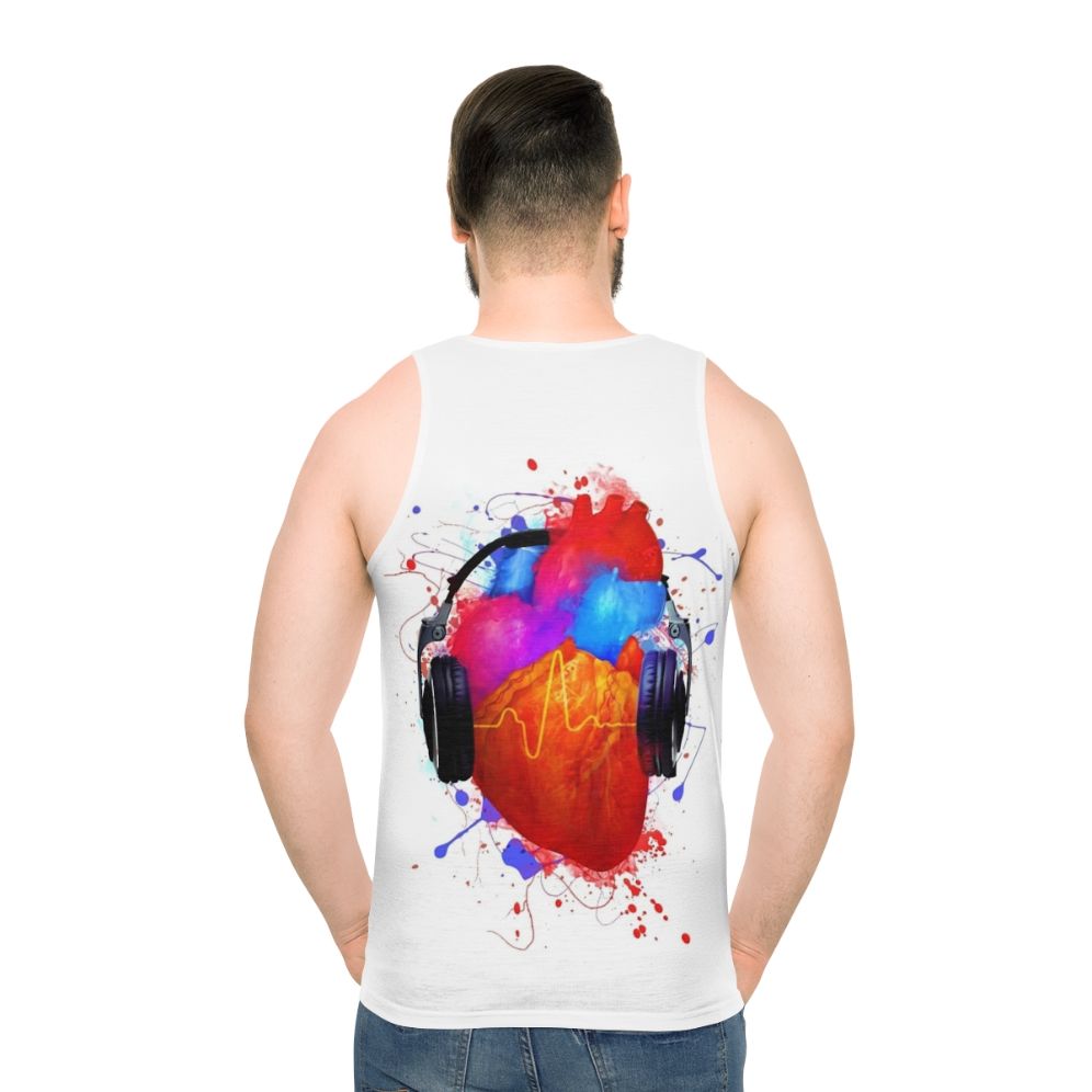 Unisex music lover tank top