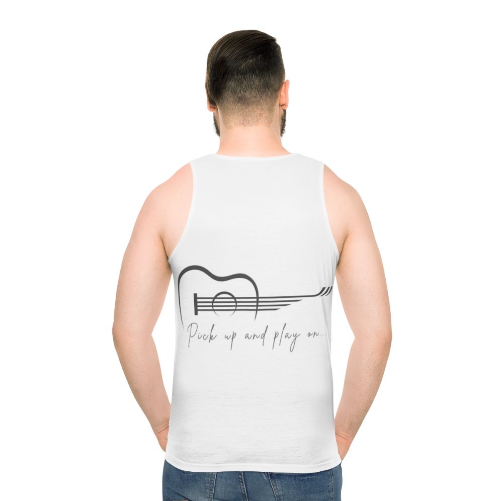 Unisex tank top for music lovers and guitar players