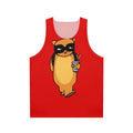Unisex tank top with radiator graphic for music lovers