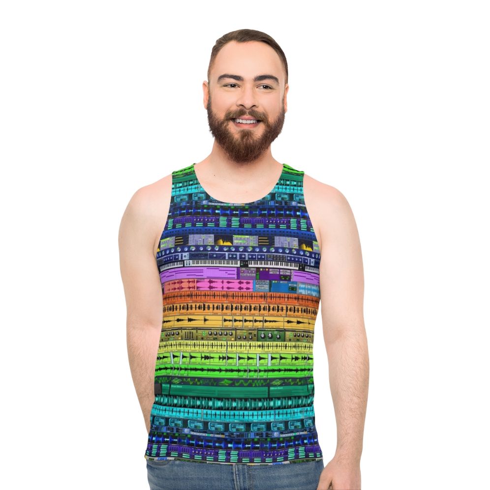 Unisex music producer tank top