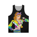 Unisex tank top with music-inspired design