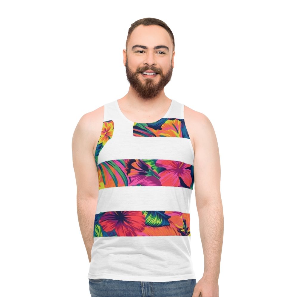 Unisex tank top with minimalist design for music fans