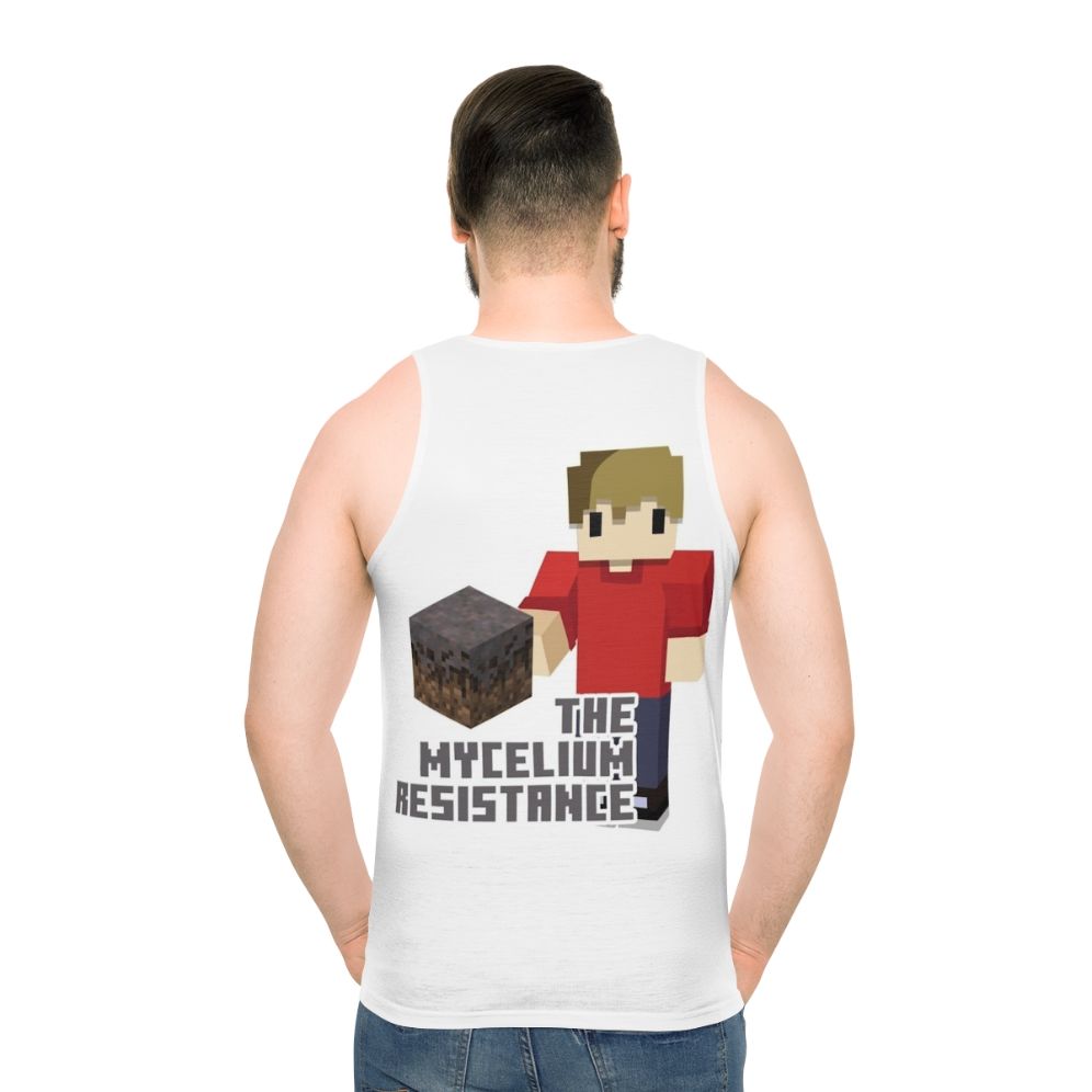 Unisex 'Mycelium Resistance' Tank Top featuring Grian from Hermitcraft