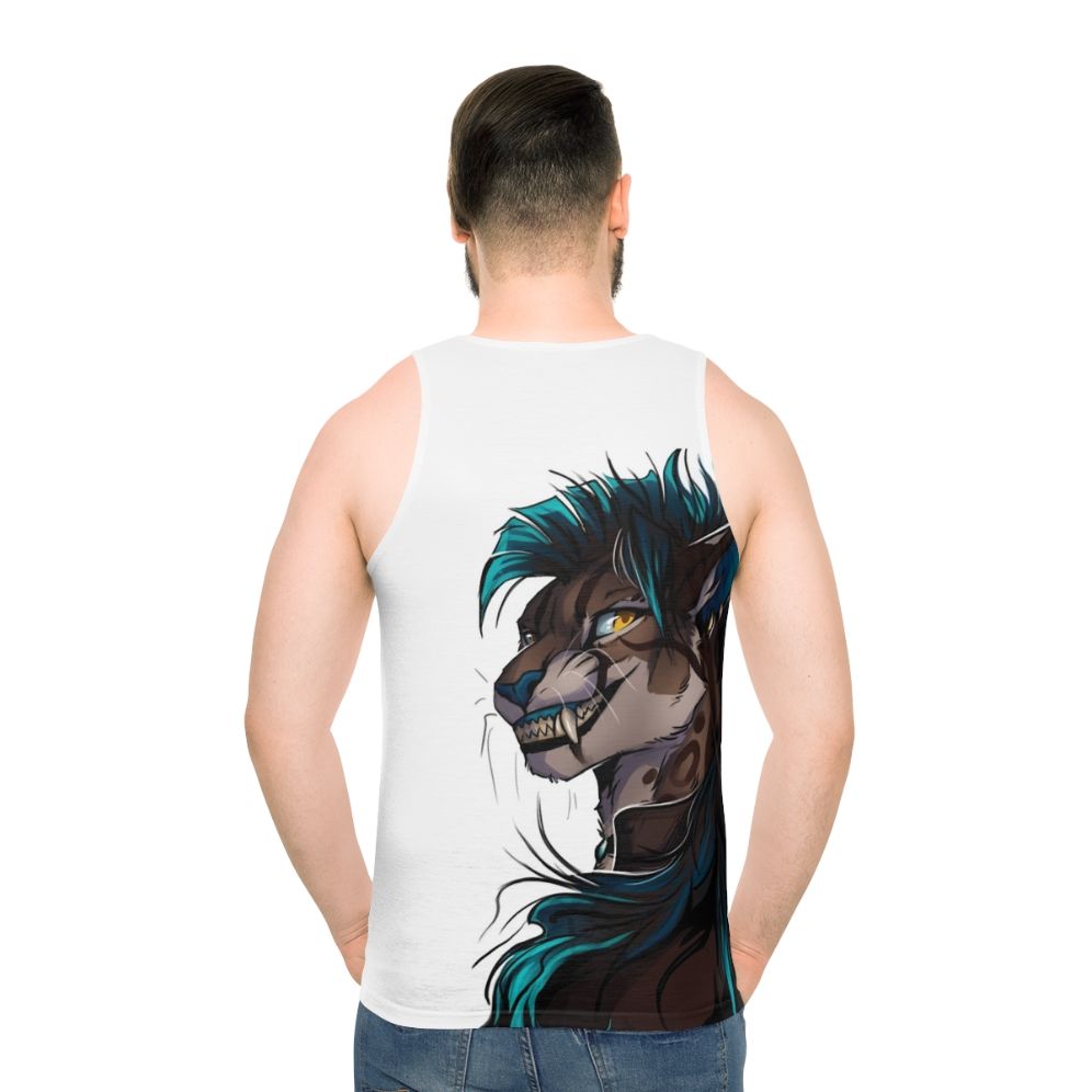 Unisex Naerys Smile Caracal Furry Tank Top
