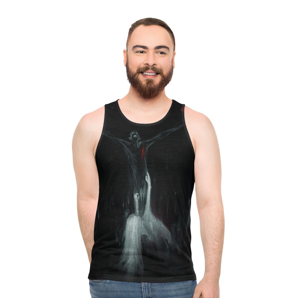 Unisex Neon Black Metal Shoegaze Blackstetics Tank Top