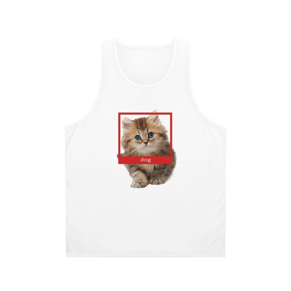 Unisex tank top with neural network design
