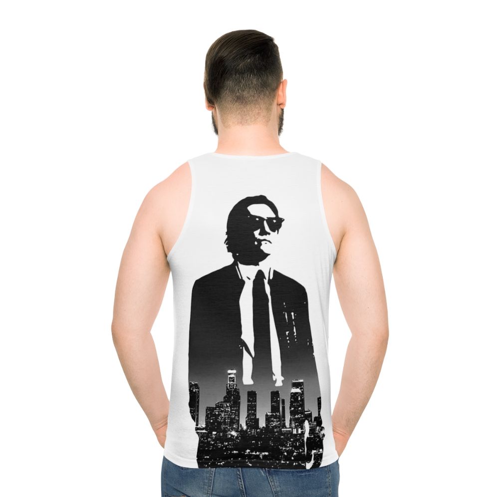 Unisex Nightcrawler Tank Top with Sociopath Protagonist Design