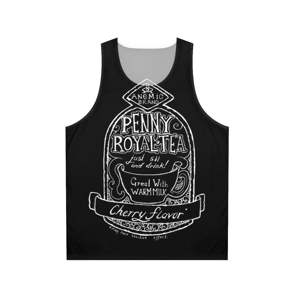 Unisex Nirvana-inspired grunge tank top with hand-lettered lyrics