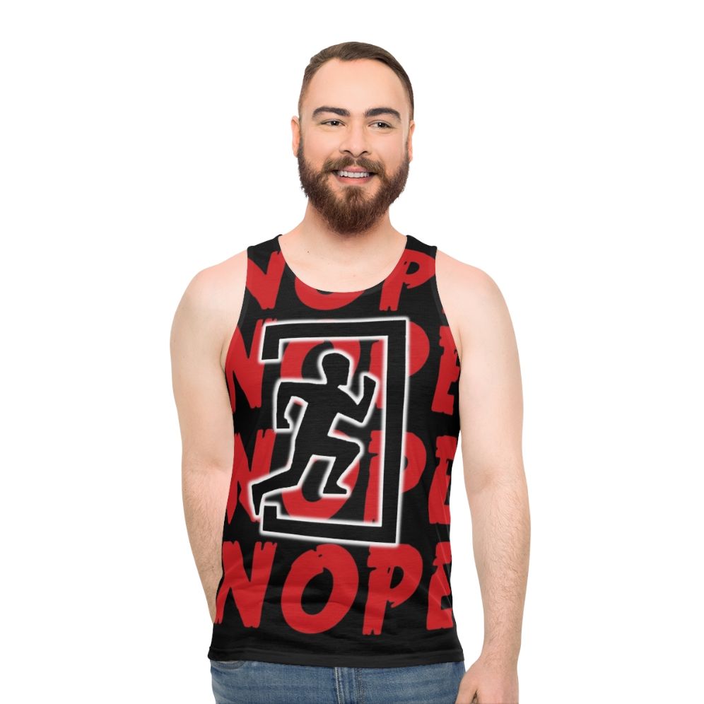 Unisex "Not Today" Tank Top for Horror Game Survivor Fans