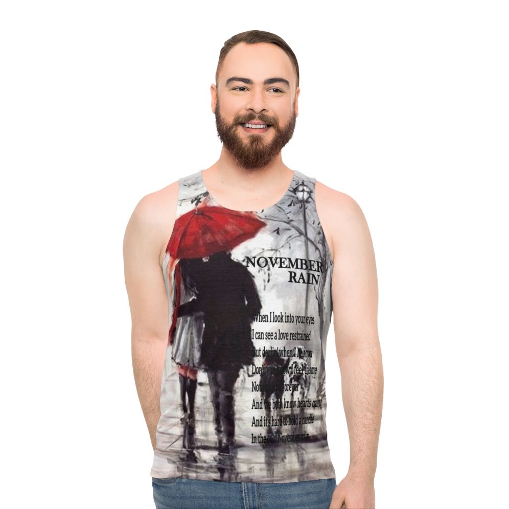 Unisex November Rain Tank Top