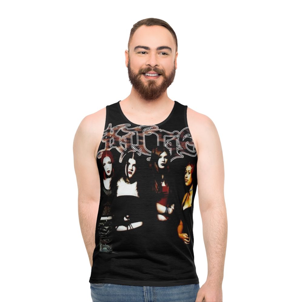 Unisex Nu Metal Kitty Spit Tank Top
