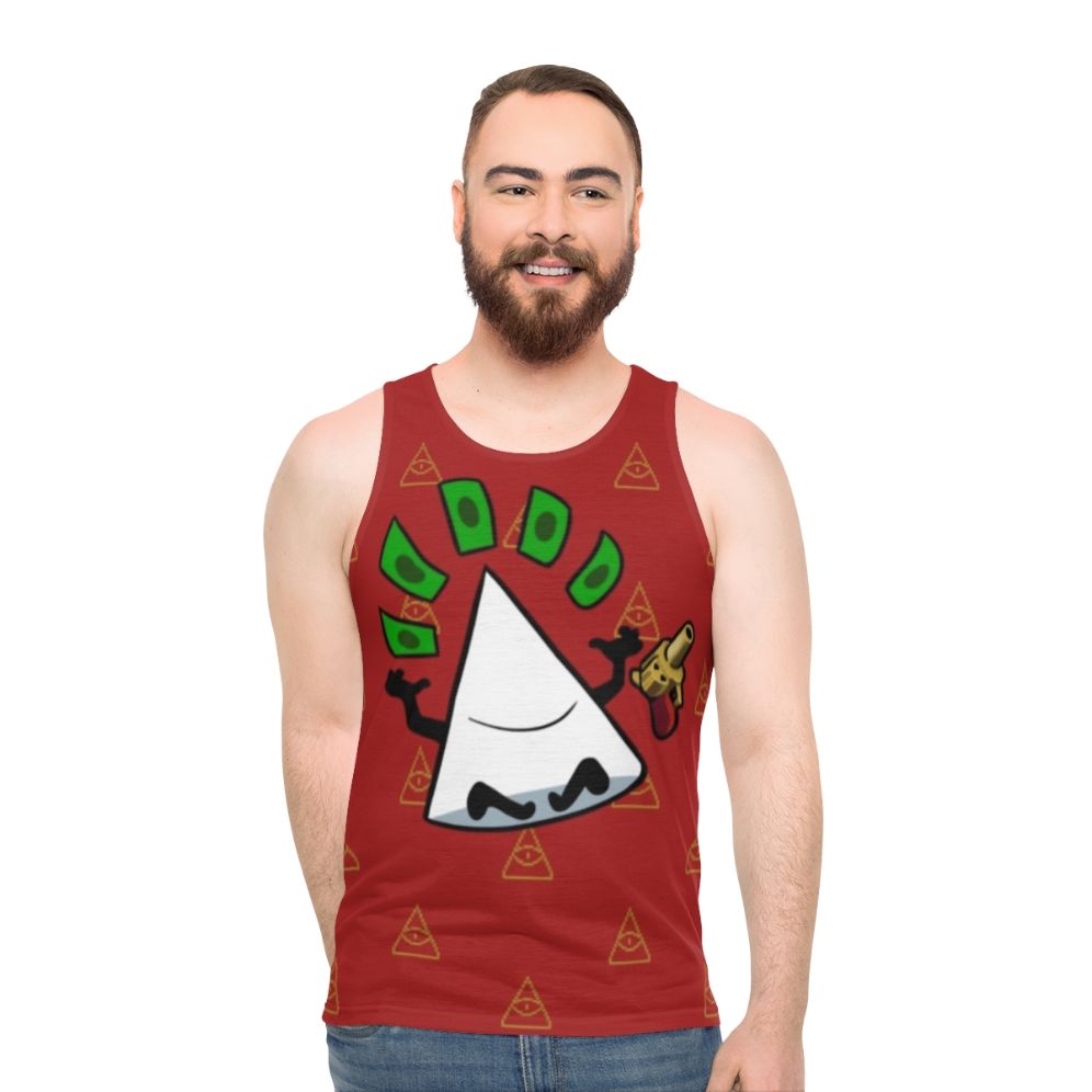 Unisex tank top with Nuclear Throne inspired Yung Venuz design