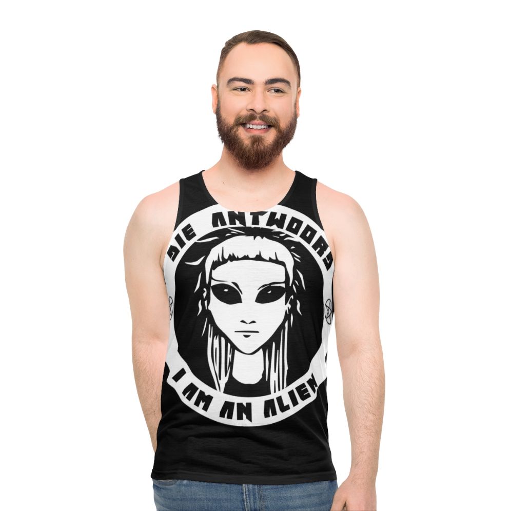 Unisex O Landi Vi Er White Tank Top