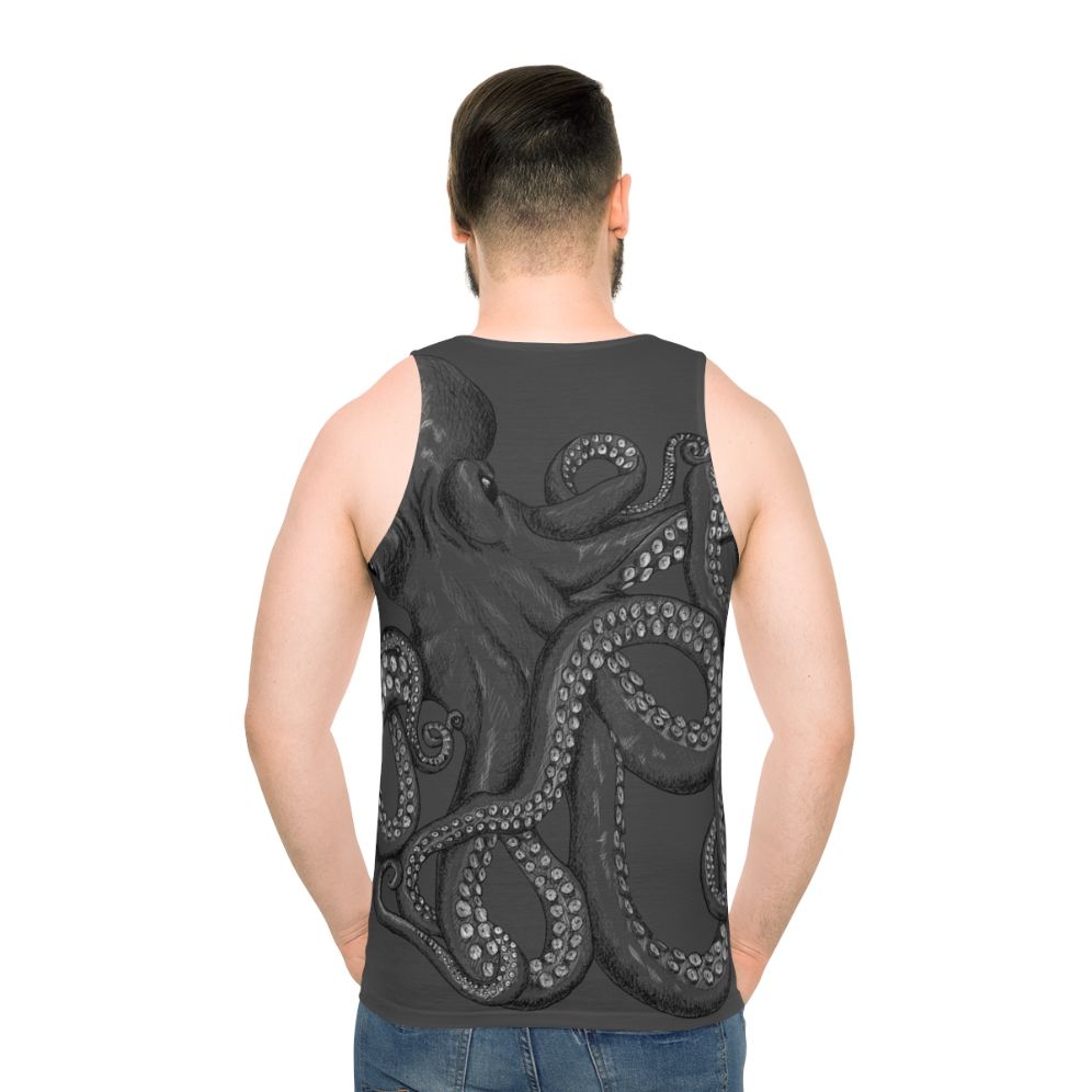 Unisex octopus art tank top