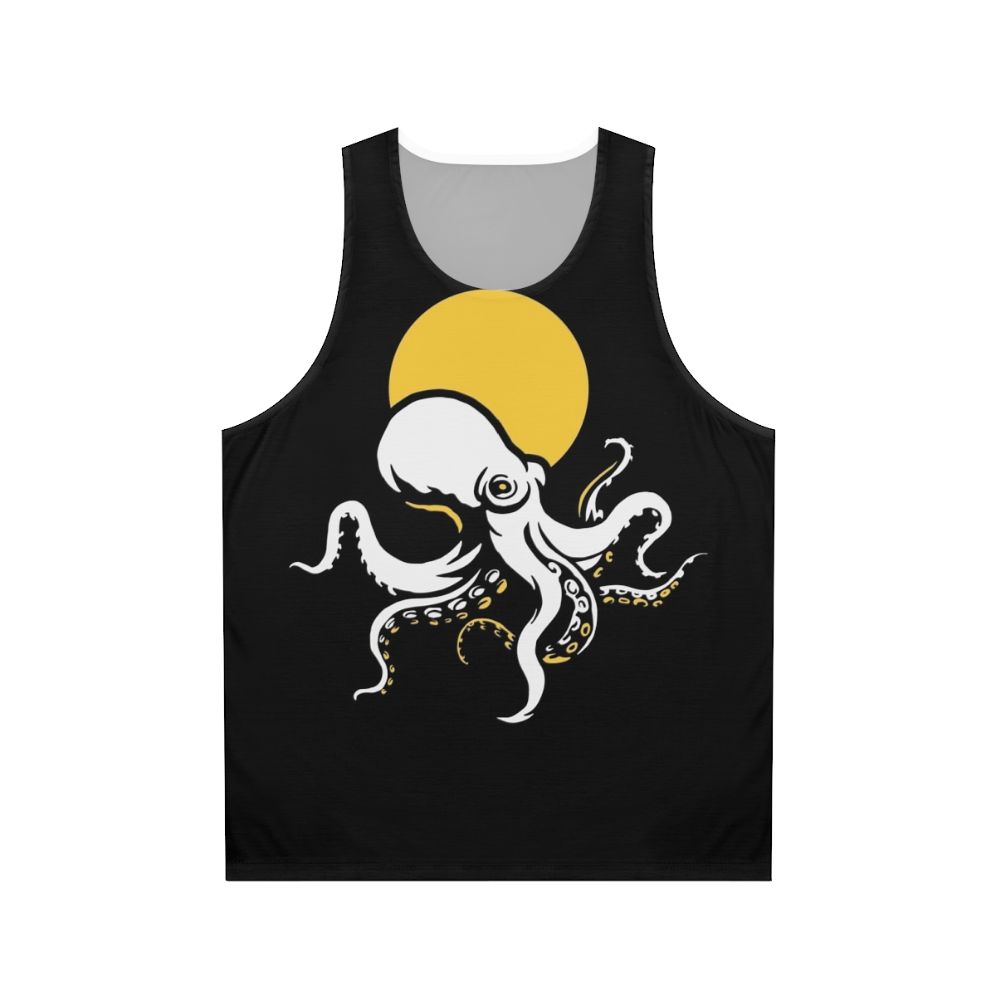 Unisex octopus tank top with graphic design
