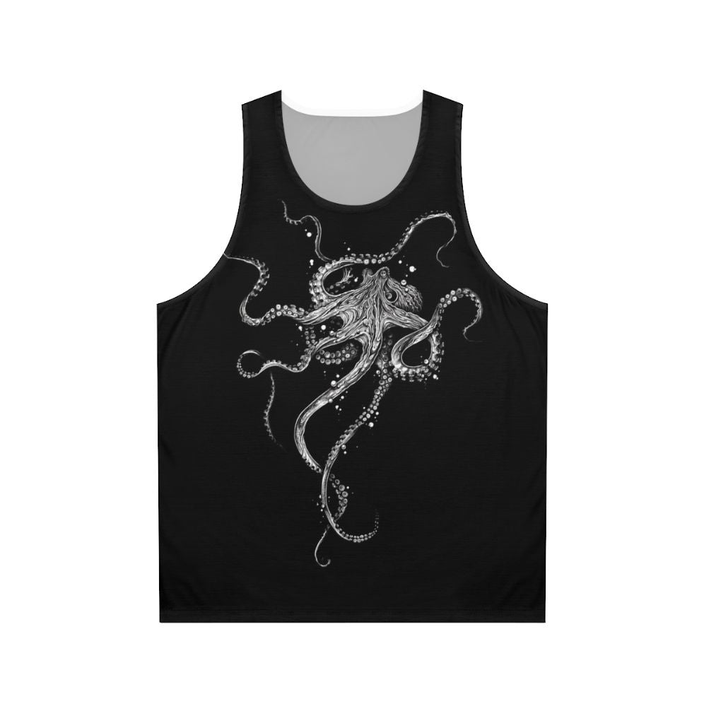 Unisex octopus tank top with tentacle design