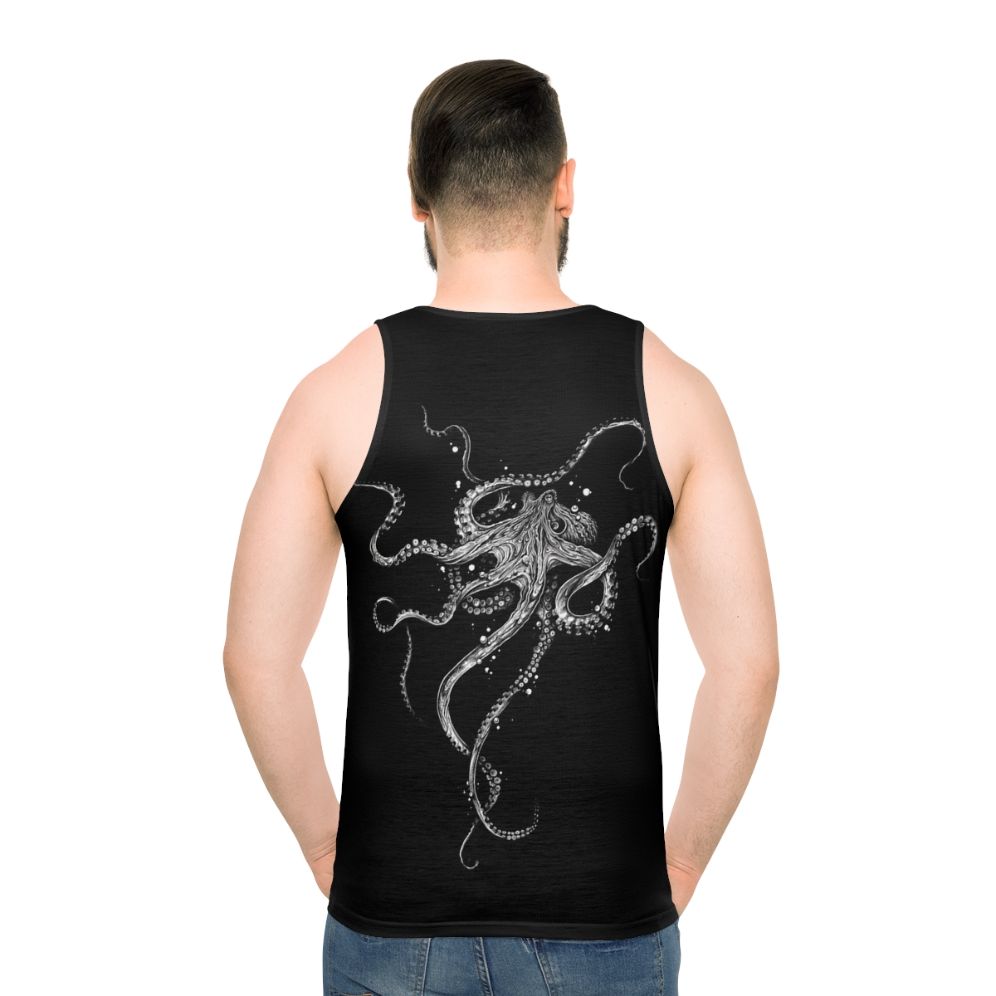 Unisex octopus tank top with tentacle design