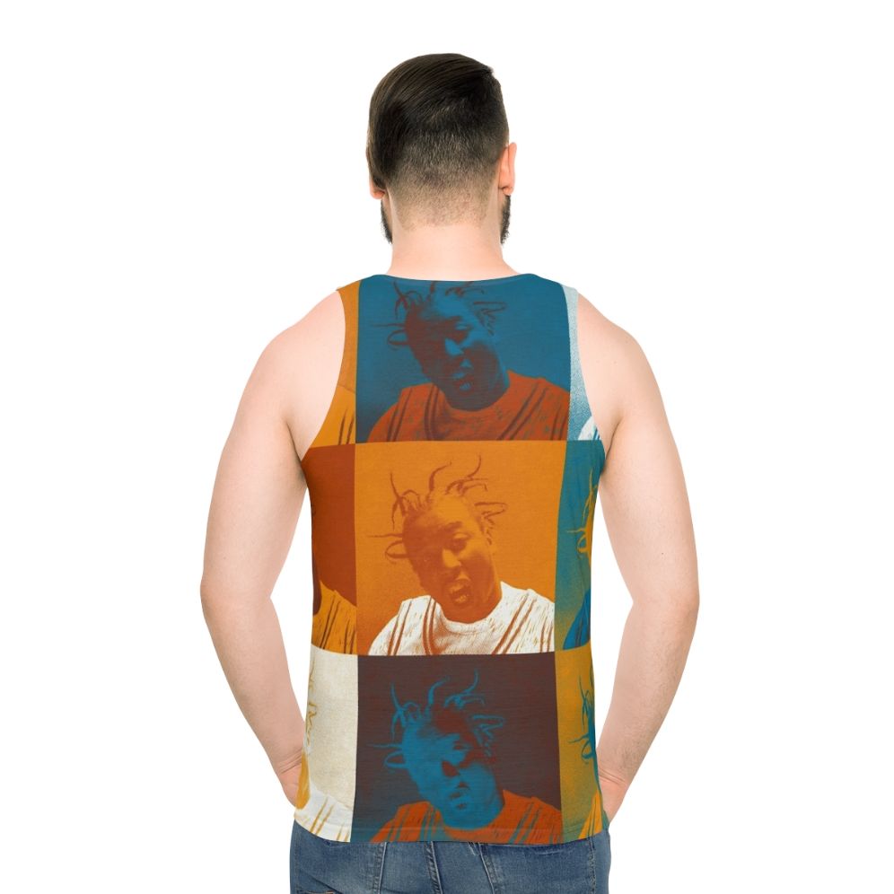 Unisex tank top featuring Ol Dirty Bastard in a Warhol-inspired repeat pattern