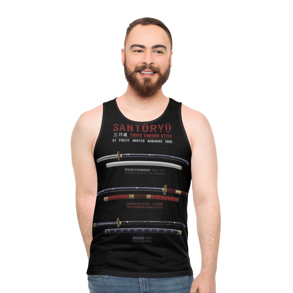 Unisex One Piece Zoro Santoryu Tank Top