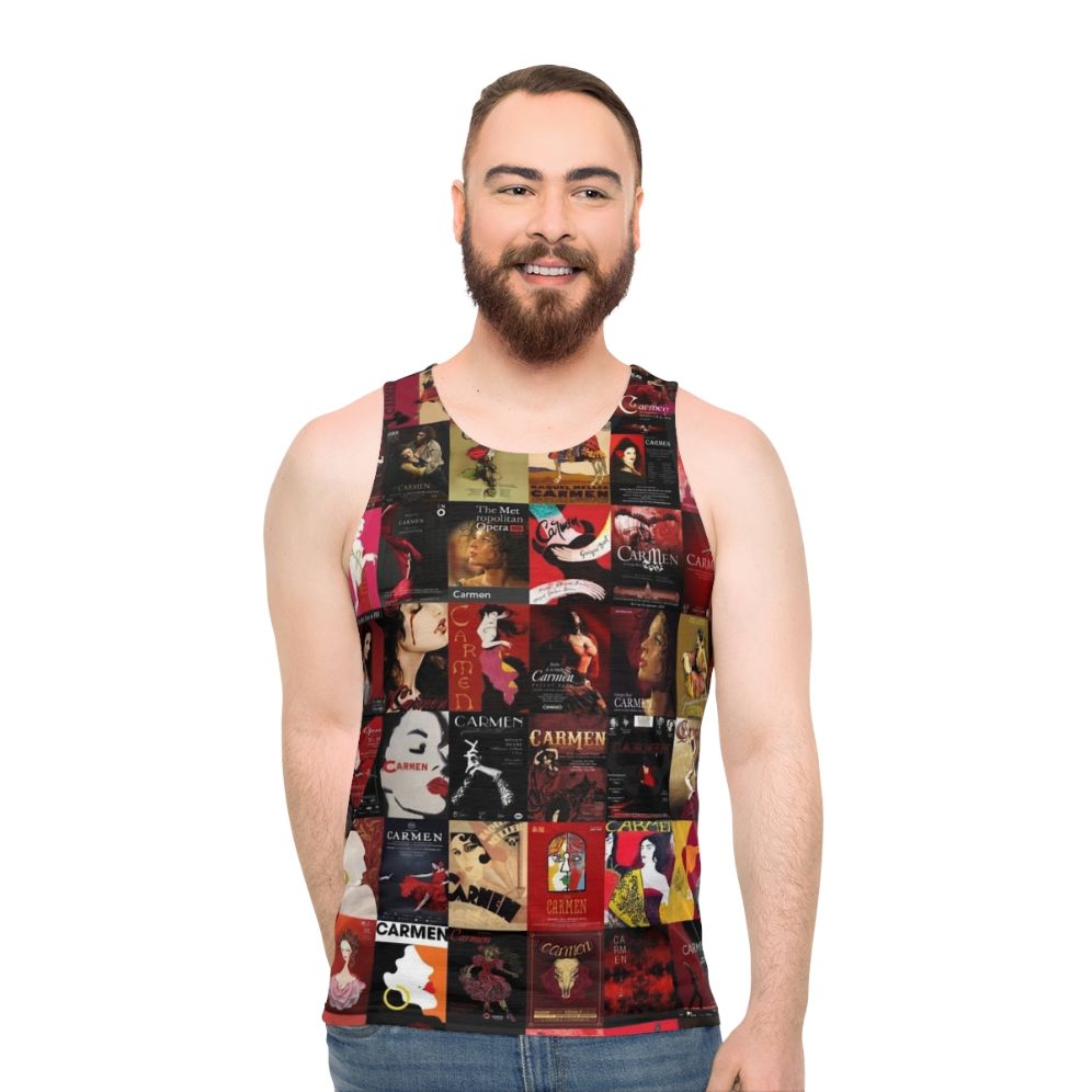 Unisex Opera-Inspired French Fashion Tank Top