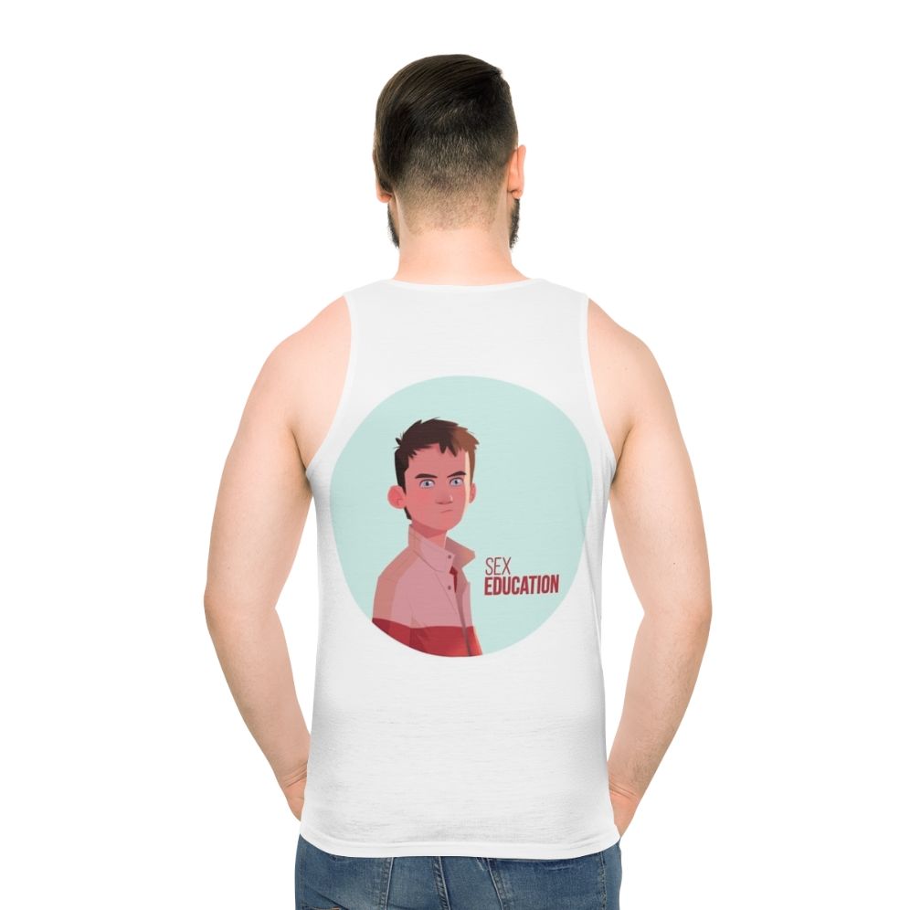 Unisex tank top with "Otis from Sex Education" design
