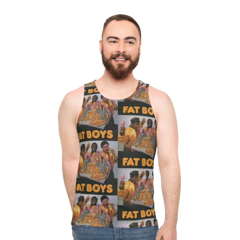Unisex oversized tank top for hip-hop fashion