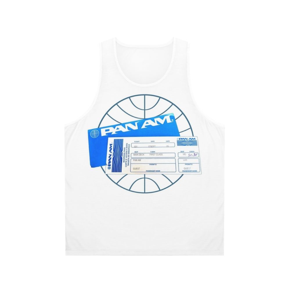 Unisex Pan Am Inspired "Now Boarding" Tank Top